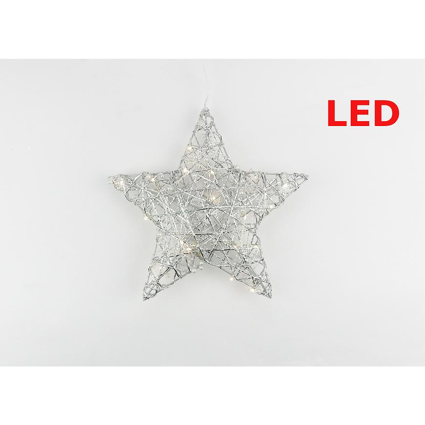 Hvězda 29cm 20 led 41645 Baumax