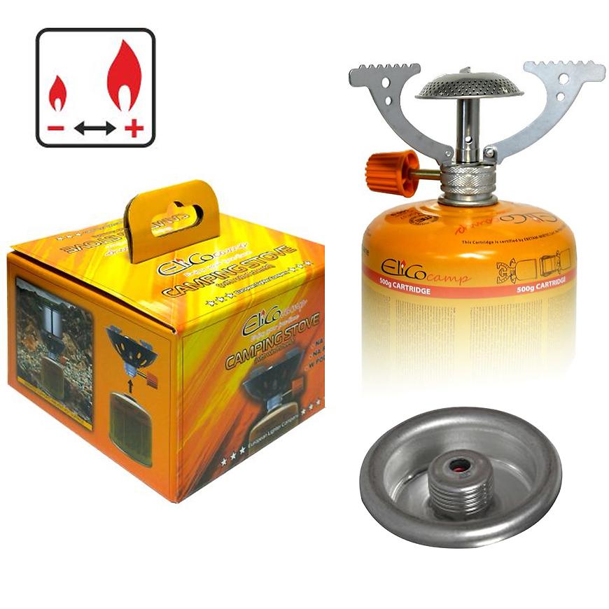 PLYNOVÝ VAŘIČ ELICO BASIC STOVE + PLYN 300G