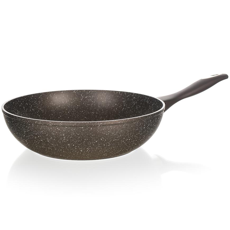 Pánev wok PREMIUM DARK BROWN 28x7