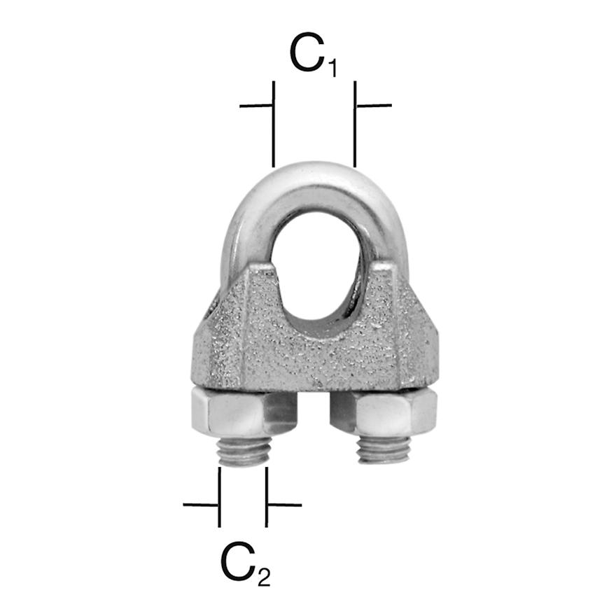 Svorka lanová 8 mm zn 12 ks Vormann