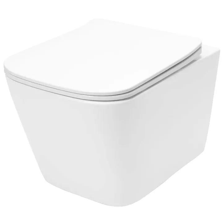 07RA REA-C9660 ZAVESNE WC RAUL RIMLESS DUROPLAST WHITE