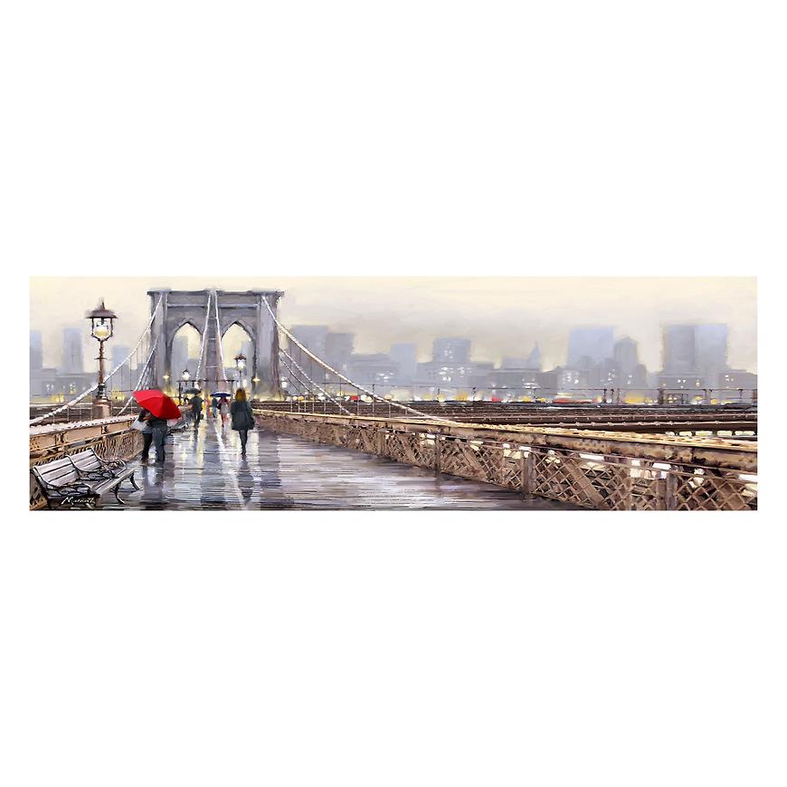 CANVAS WATERCOLOR 45x140 ST400 NEW YORK BRIDGE