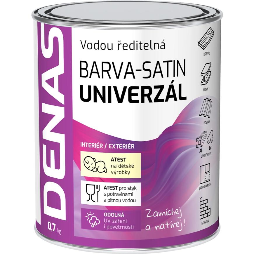 Denas uni satin 0240 hneda 0