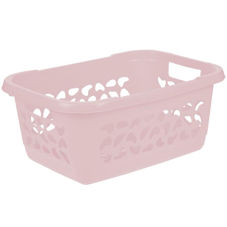 Koš na prádlo nordic pink 55x40x23 32 l Baumax