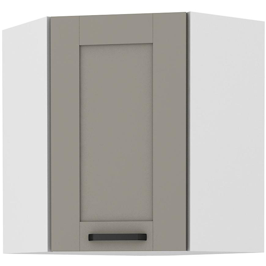 Kuchyňská Skříňka LUNA CLAYGREY/BÍLÝ 60X60 GN-72 2F (45°) Baumax