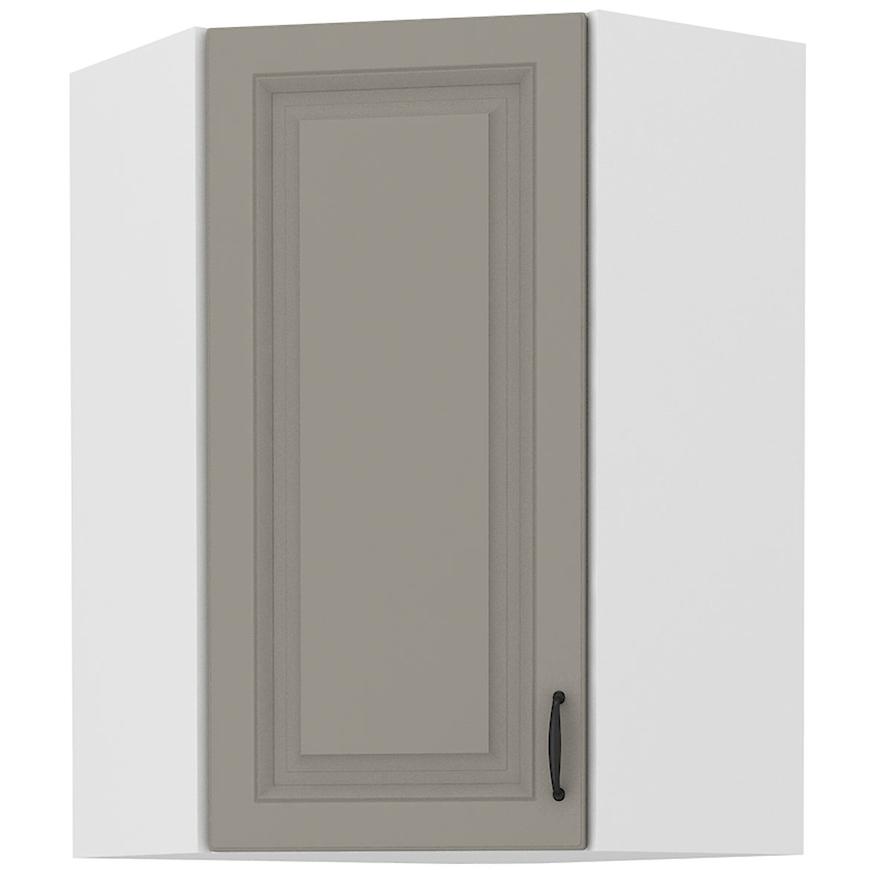 Kuchyňská Skříňka STILO CLAYGREY/BÍLÝ 60X60 GN-90 1F (45°) Baumax