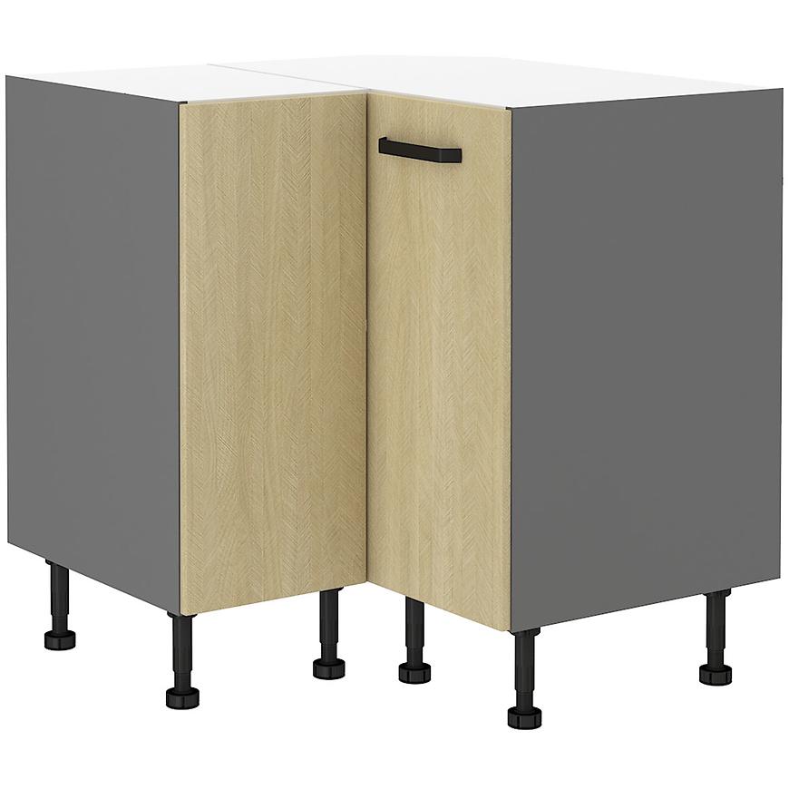 Kuchyňská Skříňka Scandi jedle/Antracit 90x90 Nd 2f Bb Baumax