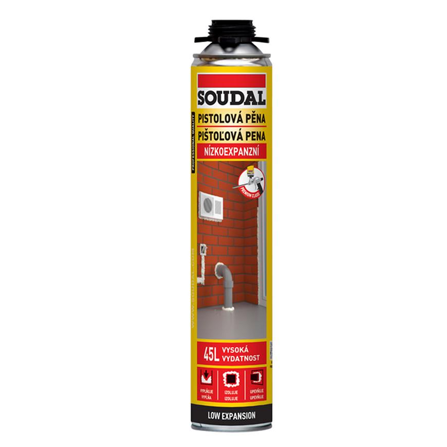 Soudal montážní pěna nízkoexpanzní pistolová 750 ml