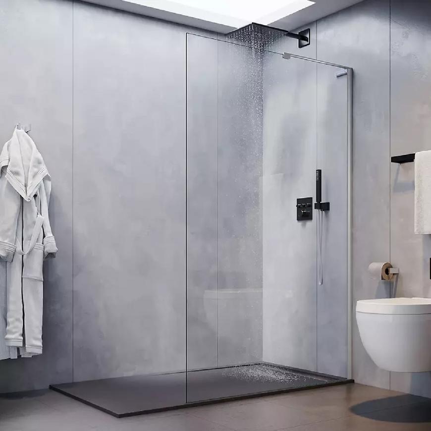 Sprchová zástěna WALK-IN PIK CHROM 100x195 AQUA MERCADO PREMIUM