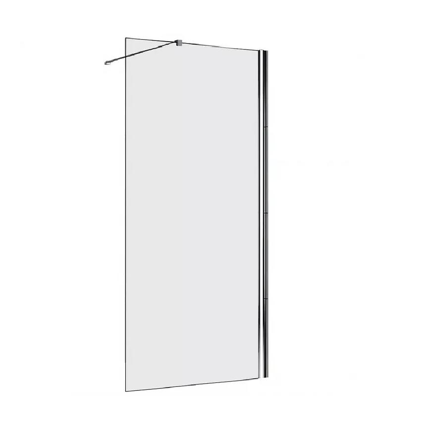 Sprchová zástěna WALK-IN Soft 110 x 195 chromový profil Aqua Mercado