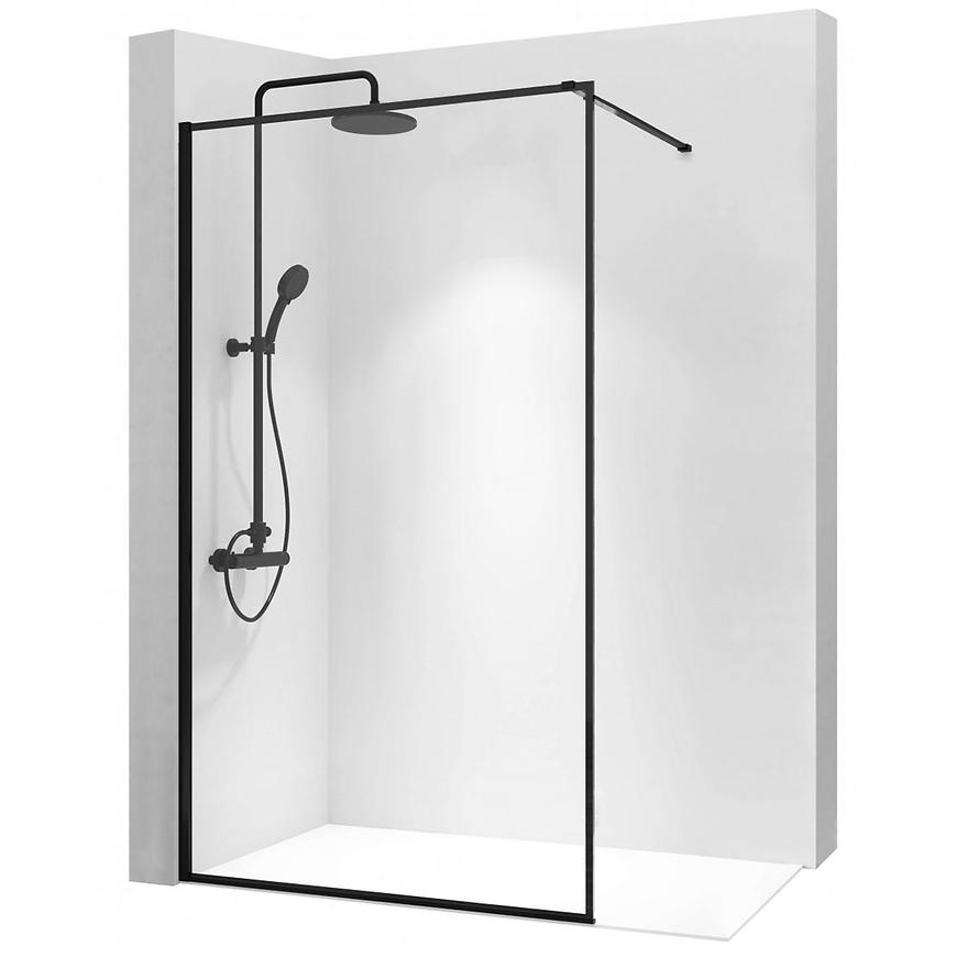 Sprchová zástěna Walk-in Bler Rea K7630 110x195 black Baumax