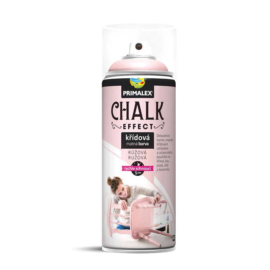 Sprej Primalex Chalk Effekt Růžová 400ml Primalex