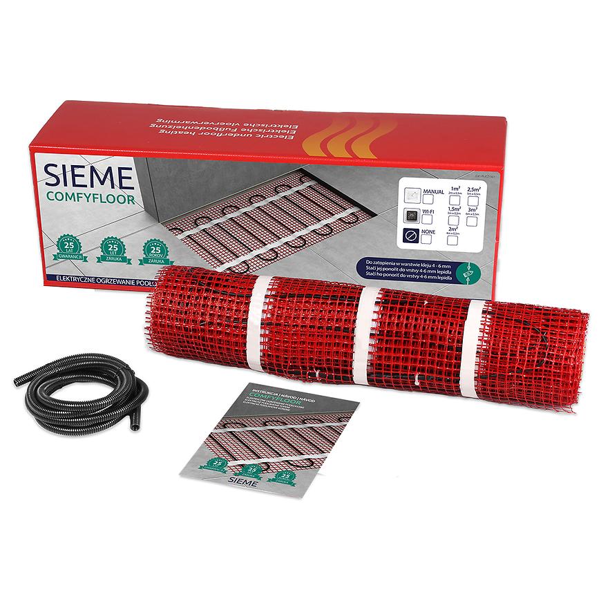 Topná rohož 1 m2 (150W) SIEME COMYFLOOR