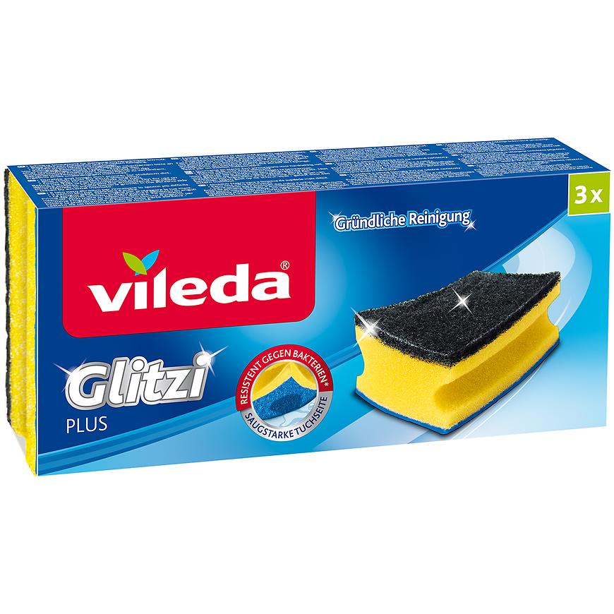 Vileda glitzi plus houbička 3 ks Baumax