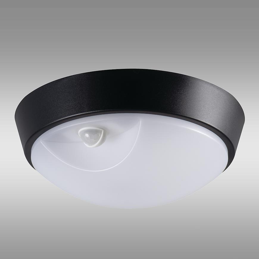 Stropní svítidlo Chir Led 14W 66306 s detektorem pohybu black IP65 PL1 Baumax